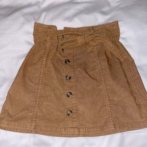 Corduroy Mini Skirt